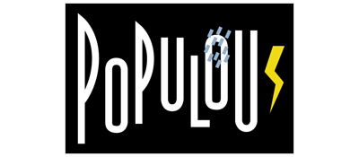 Populous logo for Sega Master System